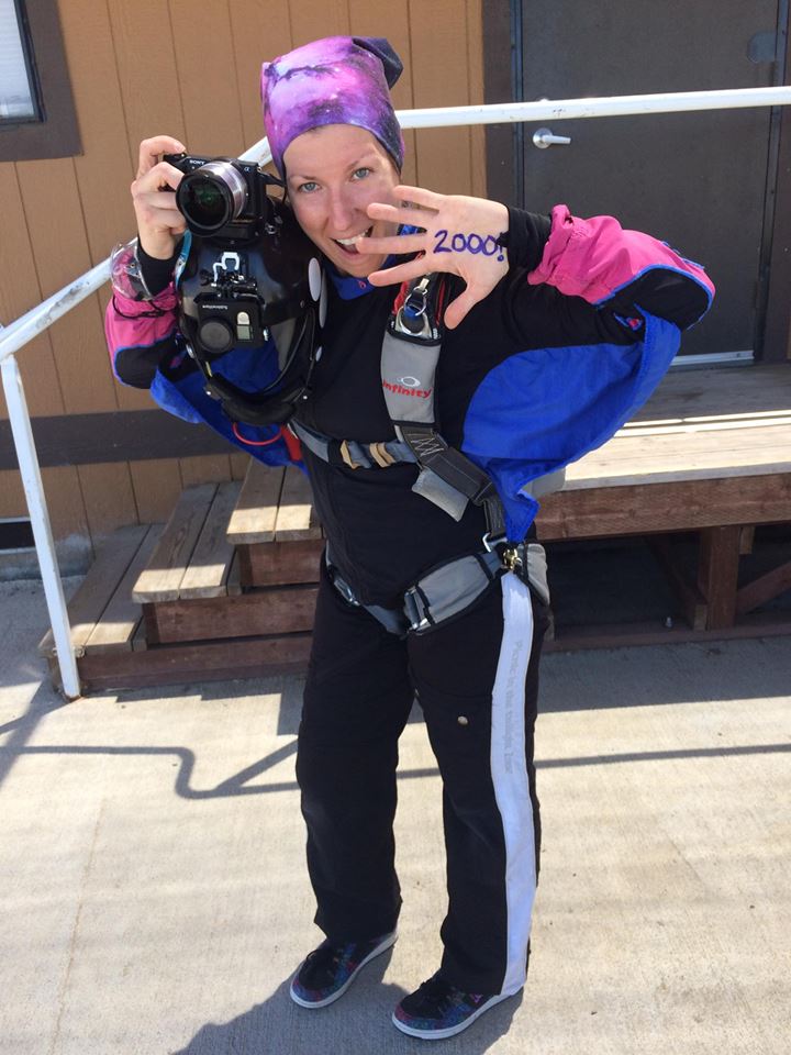 aff instructor - cristin brown - woman skydiver