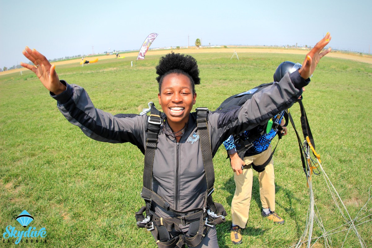 Tandem Skydiving Landing San Francisco