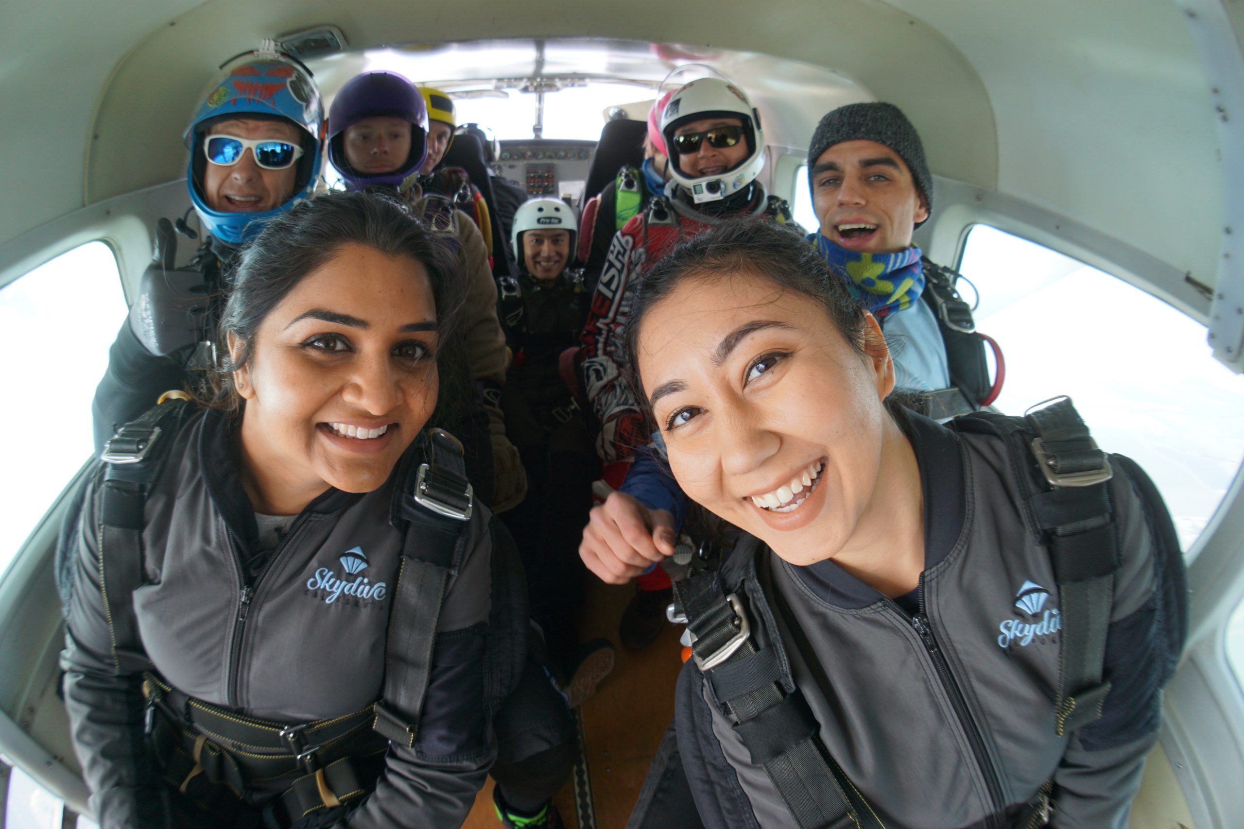 skydiving in california