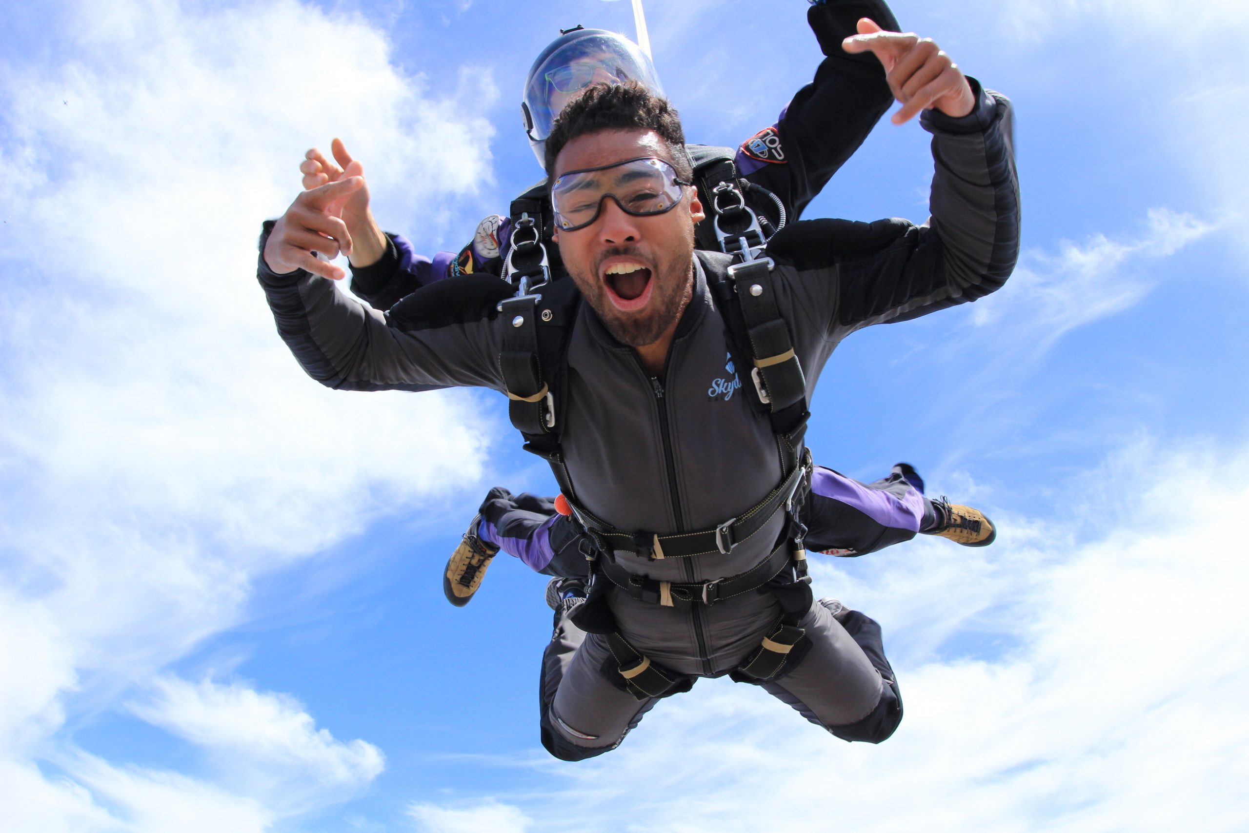 tandem skydiving at skydive california