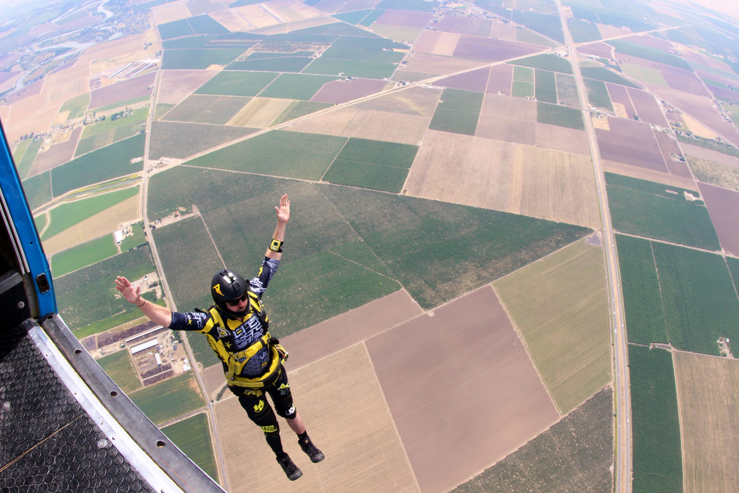 Terminal Velocity of a Skydiver Skydive California