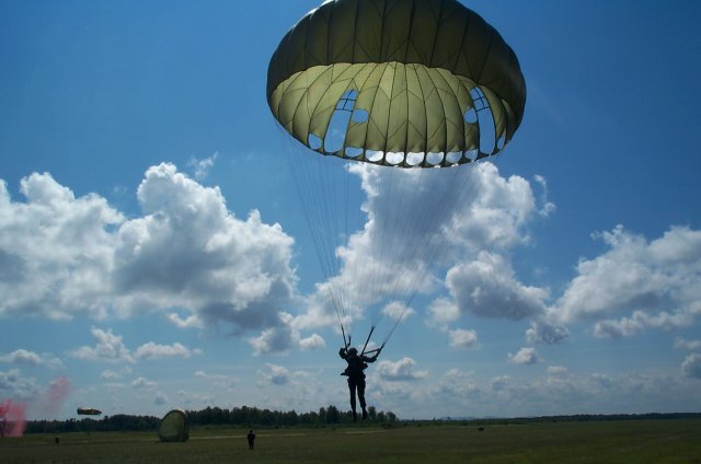 types of parachutes round parachute