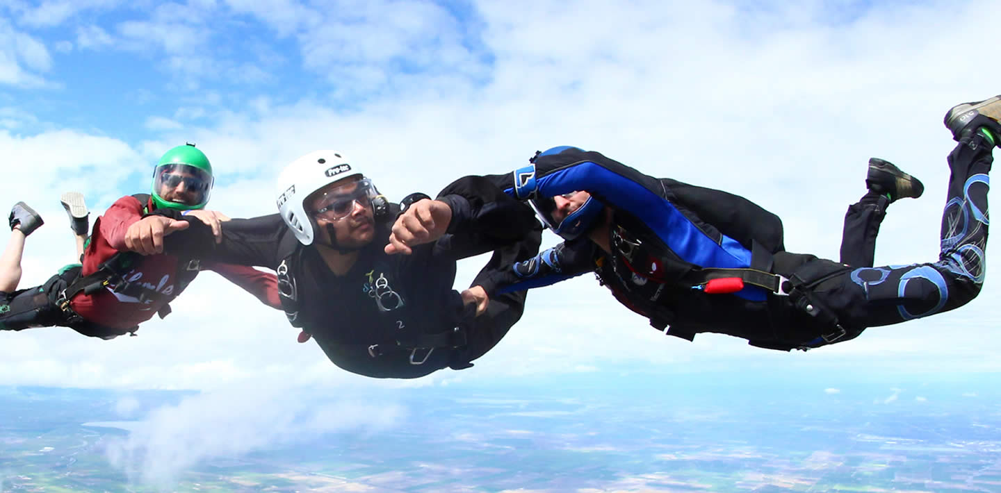 Terminal Velocity of a Skydiver Skydive California