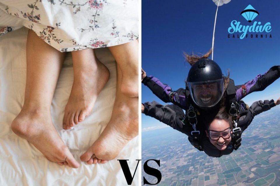 sex vs skydiving